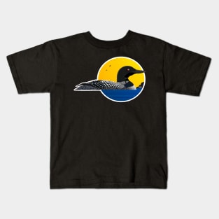 Sunset Loon Kids T-Shirt